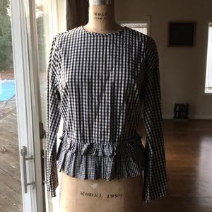 H&M Plaid Blouse